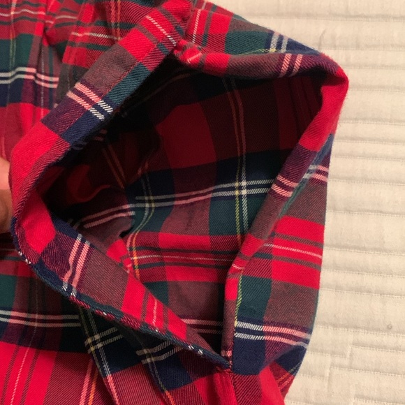Vineyard Vines Men Plaid Flannel Lounge Pants Color: Red Velvet Size 3XB-Big - Picture 4 of 15